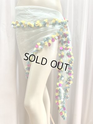 画像7: ポンポンヒップ＆ヘッドスカーフ（オーガンジー）