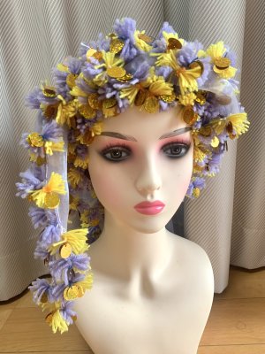 画像2: ポンポンヒップ＆ヘッドスカーフ（オーガンジー）