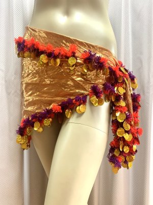 画像4: ポンポンヒップ＆ヘッドスカーフ(小サイズ）