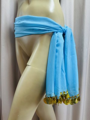 画像4: シンプルシフォンヒップスカーフ