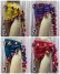 画像1: ポンポンヒップ＆ヘッドスカーフ（シフォン） (1)