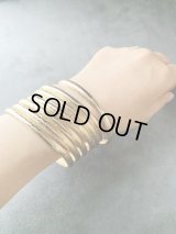 7連アラビアンブレスレット(ゴールド)