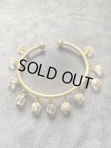 ホルハール・アンティーク風アンクレット(クリスタル)