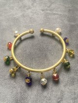 ホルハール・アンティーク風アンクレット(マルチカラー)