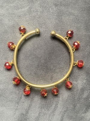 画像2: ホルハール・アンティーク風アンクレット(レッド)