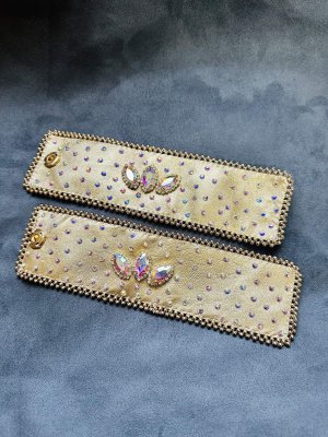 画像2: フェイクレザーバンド2セット(オーロラ)