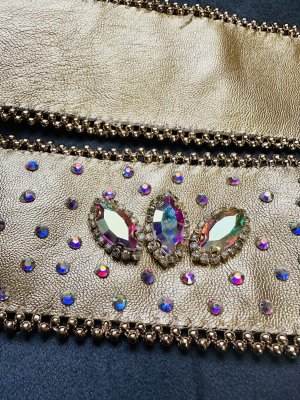 画像6: フェイクレザーバンド2セット(オーロラ)