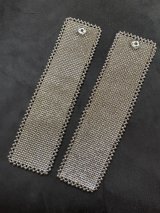 【スペシャルプライス】ラインストーンリストバンド2セット(シルバー)