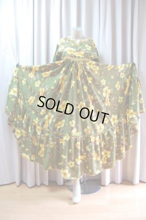 画像3: 花柄ファラーヒガラベーヤ(ポンポンスカーフ付き）