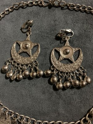画像2: ベドウィン＆トライバル　シルバーネックレス（イヤリング付き）