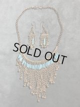 ファラオニックネックレス（ピアス付き）