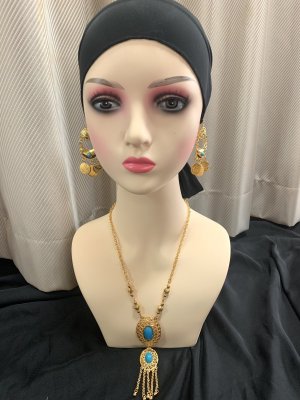 画像2: ターコイズカラーのバラディアクセサリーセット