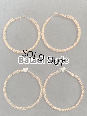 画像1: バラディアクセサリー　フープデザイン(ピアスorイヤリング）