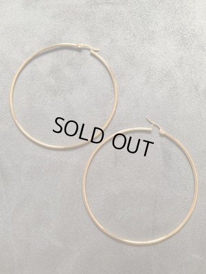 画像1: バラディアクセサリー　フープピアス（内径7cm）