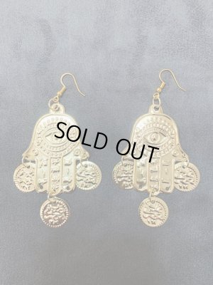 画像1: ハムサフォークロアピアス