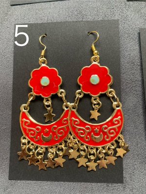 画像6: アンティークパーツ三日月ピアス（Ｓサイズ）