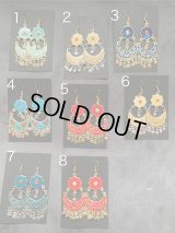 アンティークパーツ三日月ピアス（Ｓサイズ）