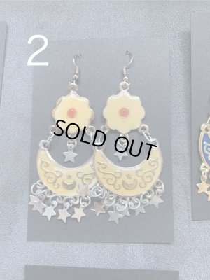 画像3: アンティークパーツ三日月ピアス（Ｓサイズ）