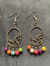 アンティークパーツピアス