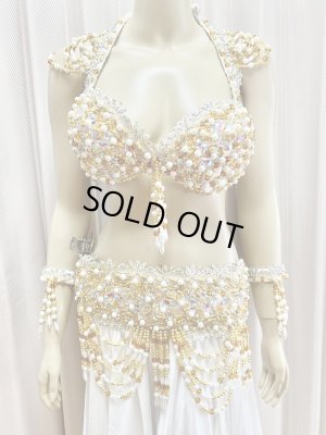 画像2: 15%OFF パール＆クリスタルブラベルトコスチューム（5点セット）