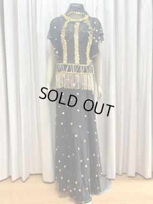 画像1: ゴールデンエラ・ブラベルト付きワンピースコスチューム（ヘッドベール付き）