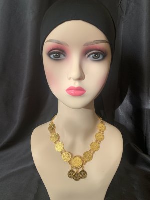 画像2: 2WAY ネックレス、ヘッドアクセサリー(ゴールドコイン）