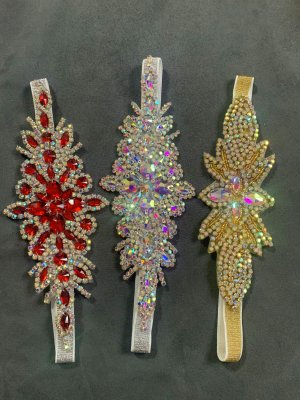 画像2: アワーレム、オリエンタルラインストーンヘッドドレス