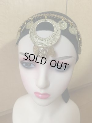 画像1: ハンドメイドヘッドバンドコインアクセサリー