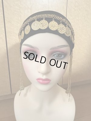 画像1: ハンドメイドヘッドバンドコインアクセサリー(コイン大)