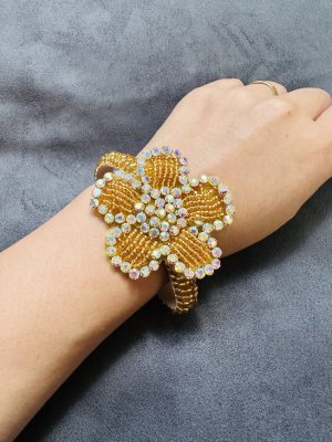 画像5: ハンドメイド☆ヘッドバンド&ブレスバンド(2点）セット