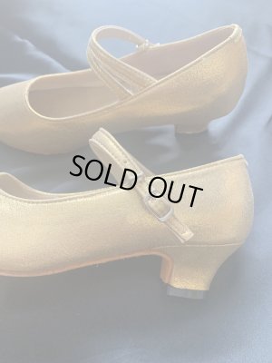 画像2: フォークロア　ゴールドパンプス(ステージ用）