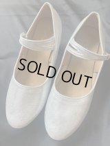 フォークロア　シルバーパンプス(ステージ用）