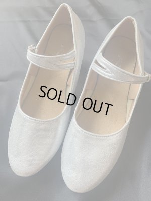 画像1: フォークロア　シルバーパンプス(ステージ用）