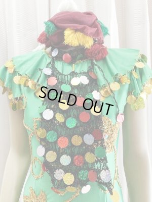 画像5: イスカンダラーニドレス(花柄装飾）ベール、フェイスカバー付き