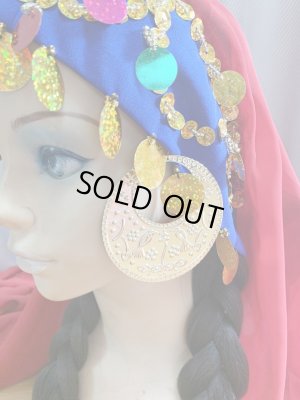 画像13: ヌビアンドレスセット（ヘッドベール、キルダーン、ピアス付き）