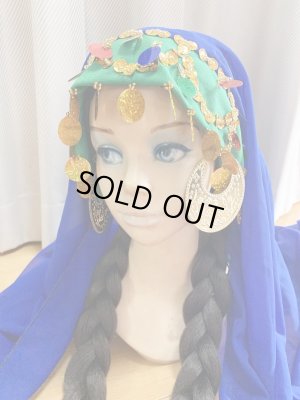 画像2: ヌビアンドレスセット（ヘッドベール、キルダーン、ピアス付き）