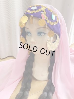 画像2: ヌビアンドレスセット（ヘッドベール、キルダーン、ピアス付き）