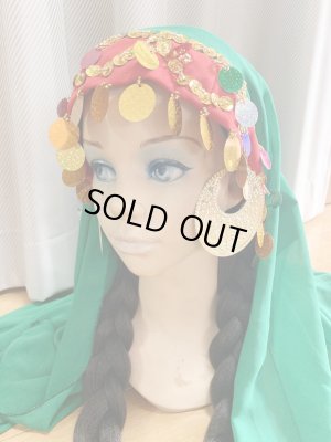 画像2: ヌビアンドレスセット（ヘッドベール、キルダーン、ピアス付き）