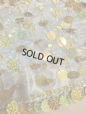 画像8: フリンジ付きヒップスカーフ（黒、ゴールド）