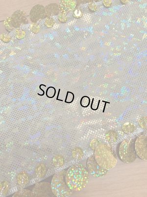 画像9: フリンジ付きヒップスカーフ（黒、ゴールド）