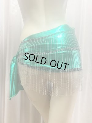 画像3: 20％OFF　ボールチェーンフリンジ付きヒップスカーフ