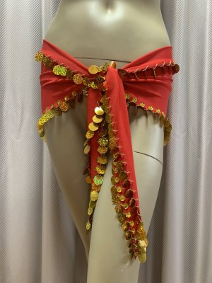 画像3: 頭に巻きやすい！スパンコール付きトライアングルスカーフ