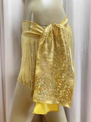 画像2: オリジナルフリンジ付きヒップスカーフ