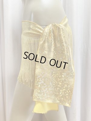 画像2: 20％OFF　オリジナルフリンジ付きヒップスカーフ