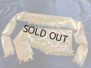 画像2: コインスパンコール付きヘッド＆ヒップスカーフ2点セット