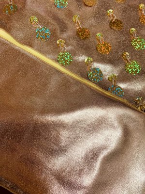 画像8: コインスパンコール付きヘッド＆ヒップスカーフ2点セット