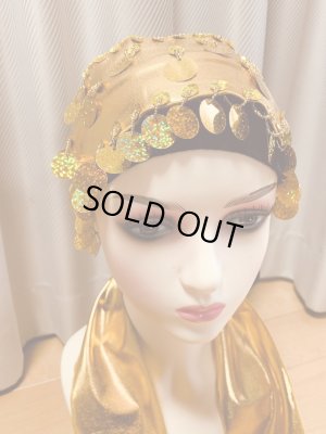 画像5: コインスパンコール付きヘッド＆ヒップスカーフ2点セット