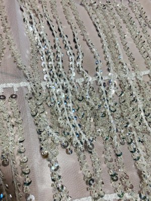 画像6: ビーズ付きスパンコールフリンジヒップスカーフ