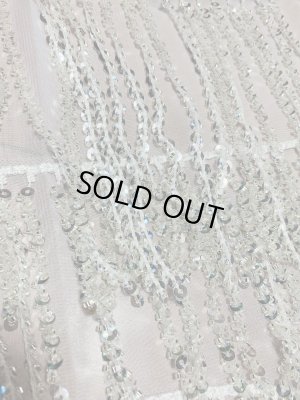 画像6: ビーズ付きスパンコールフリンジヒップスカーフ