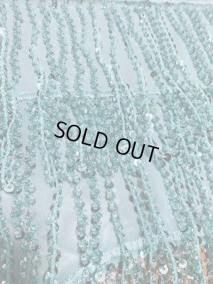 画像13: ビーズ付きスパンコールフリンジヒップスカーフ（ニュアンスカラー）